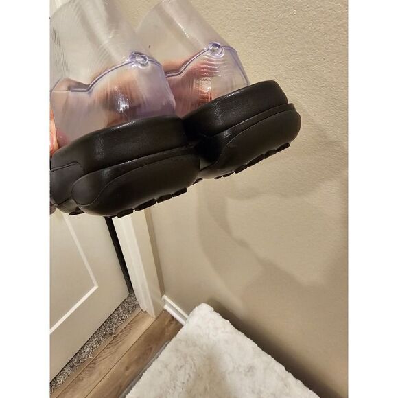 NWOT Geox Respira Black Leather Slip On Loafers Size 36 1/2 - Picture 8 of 12